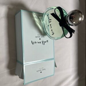 Kate Spade Walk On Air Perfume 3.3 FL oz. with Silver Cap and Black Bow